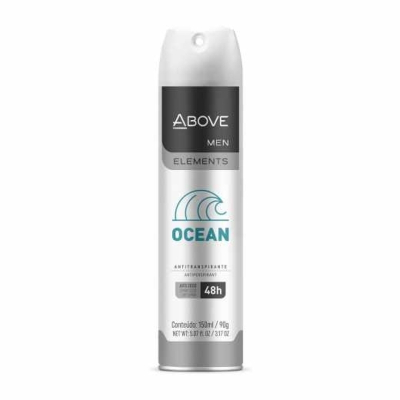 Desodorante Above Aerosol Men Elements 150mL Ocean