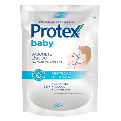 Sabonete Líquido Protex Baby Refil 180mL Prot Delicada