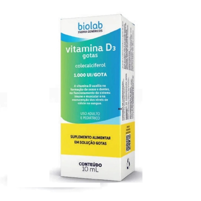 Vitamina D3 1.000UI Gotas 10mL