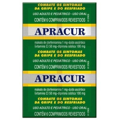 Apracur 6 Comprimidos
