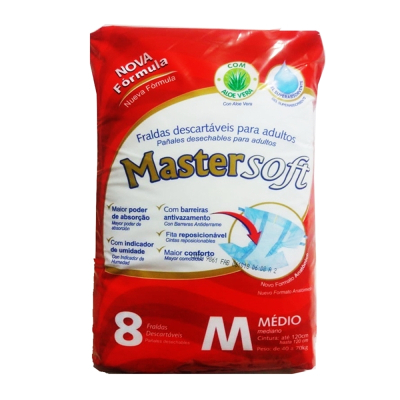 Fralda MasterSoft M 8 Unidades