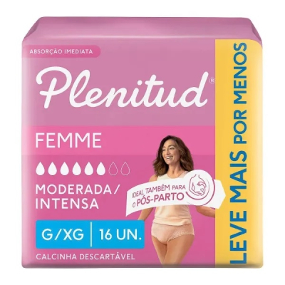 Plenitud Active Feminina G-XG 16 Unidades