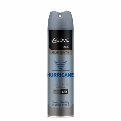 Desodorante Above Aerosol Men Elements 150mL Hurricane