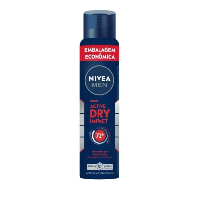 Desodorante Nivea Aerosol Men 200mL Dry Impact