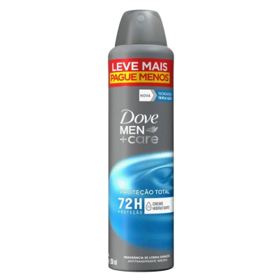 Desodorante Dove Aerosol Men 250mL Proteção Total