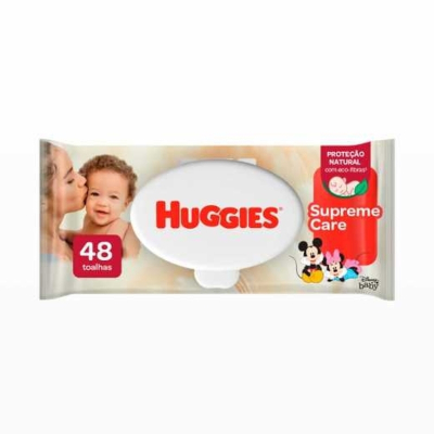 Toalhas Umedecidas Huggies 48 Unidades Supreme Care