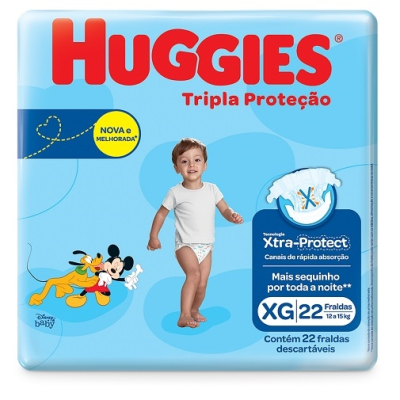 Fralda Huggies Disney XG 22 Unidades Jumbo