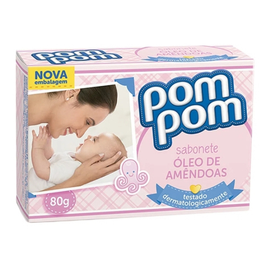 Sabonete Pom Pom 70g Óleo Amêndoas