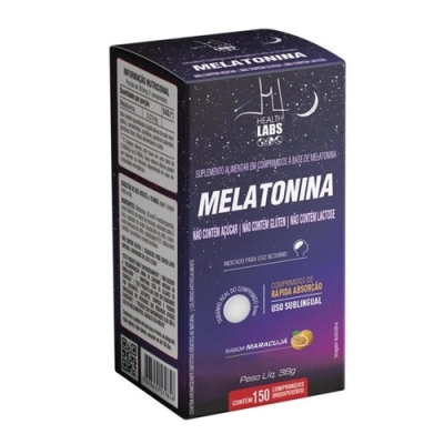 Melatonina HL 150 Comprimidos Sublinguais Maracujá