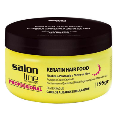 Pomada Salon Line 195g Keratin Hair Food