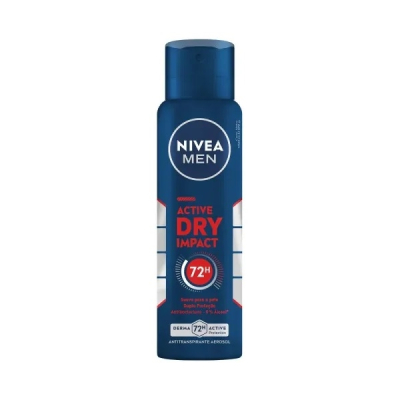 Desodorante Nivea Aerosol Men 150mL Dry Impact