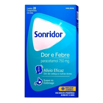 Sonridor, dor febre 20cpr