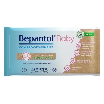 Bepantol lencos umedecidos, 48un