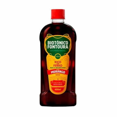 Biotônico Fontoura Morango 400mL