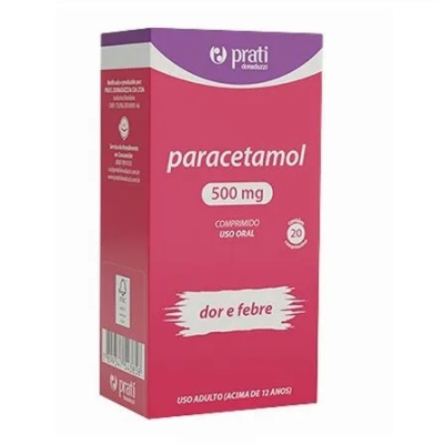 Paracetamol 500mg 20 Comprimidos