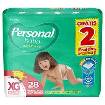 Fralda Personal XG 28 Unidades Mega