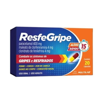 Resfegripe 20 Cápsulas