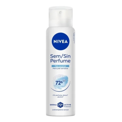 Desodorante Nivea Aerosol 150mL Sem Perfume Sens