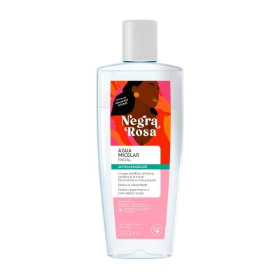 Água Micelar Antióleo 200mL Negra Rosa