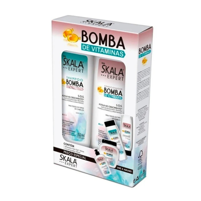Shampoo+Condicionador Skala 325mL Bomba Vitamina