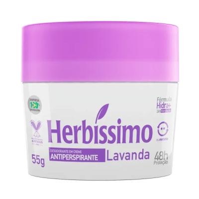 Desodorante Herbissimo Creme 55g Lavanda