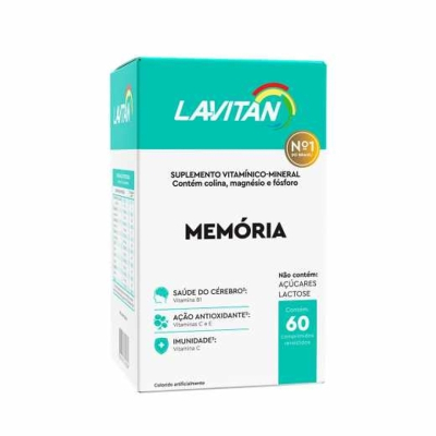 Lavitan Memória 60 Comprimidos