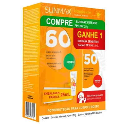 Sunmax Intense Kit FPS60 120mL+Sensivive FPS50 25mL