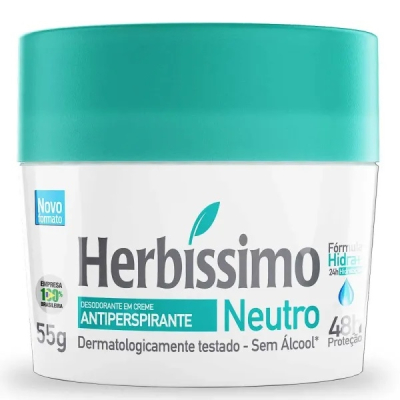 Desodorante Herbissimo Creme 55g Neutro