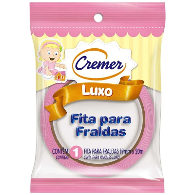 Fita Fralda Cremer 20m Rosa
