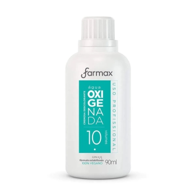 Água Oxigenada 10 Volumes Cremosa 90mL Farmax