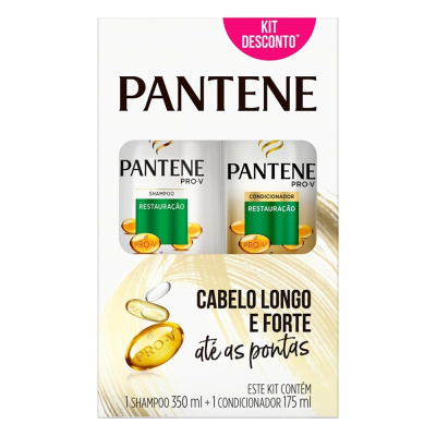 Shampoo+Condicionador Pantene 350+175mL Restauração