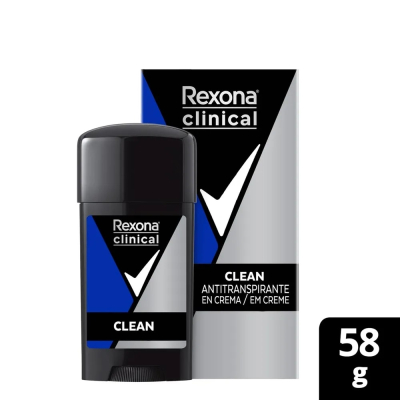 Desodorante Rexona Clinical Creme Men 58g Clean