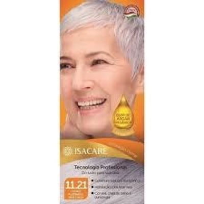 Tintura Isacare 11.21 Louro Plata Irise Cinza