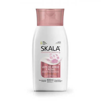 Hidratante Skala 400mL Leite Arroz/Rosas