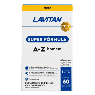 Lavitan Super Formula 5G Homem 60 Comprimidos