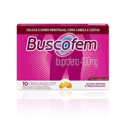 Buscofem 400mg 10 Cápsulas