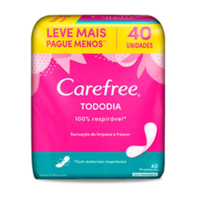 Carefree 40 Unidades Brisa Sem Perfume