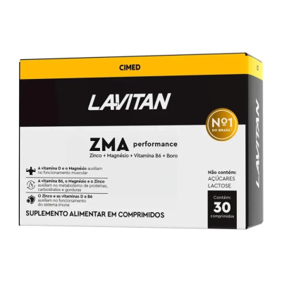 Lavitan ZMA 30 Comprimidos