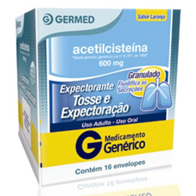 Acetilcisteina 600mg 16 Envelopes 5g