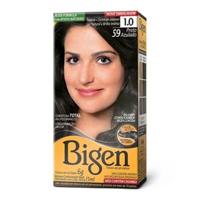 Tintura Bigen 1.0 Preto Azulado