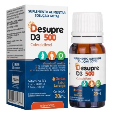 Desupre D3 500UI/Gota 20mL