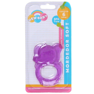 Mordedor New Baby Rosa 1 Unidade