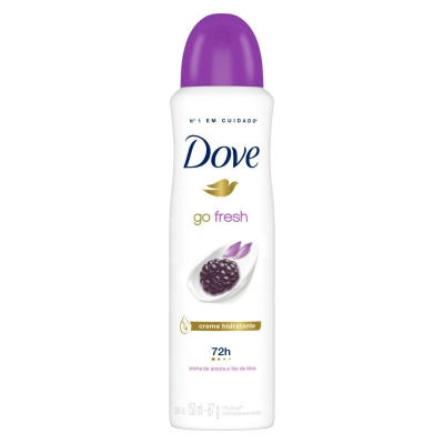 Desodorante Dove Aerosol 150mL Go Fresh Amora/Flor de Lótus