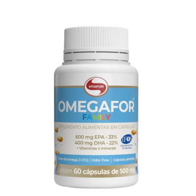 Omegafor Family 500mg 60 Cápsulas