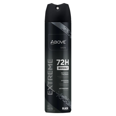 Desodorante Above Aerosol Men 150mL Extreme Black