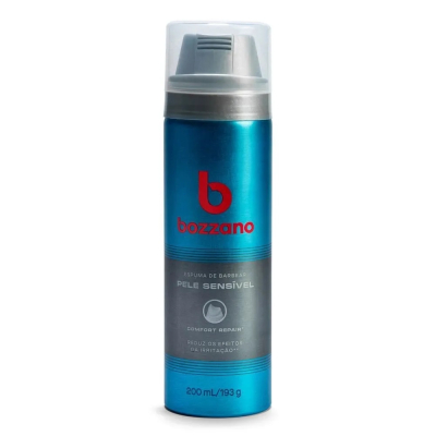 Espuma de Barbear Bozzano 190g Pele SensíVel