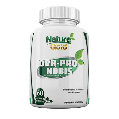 Ora Pro Nobis Nature Gold 500mg 60 cápsulas