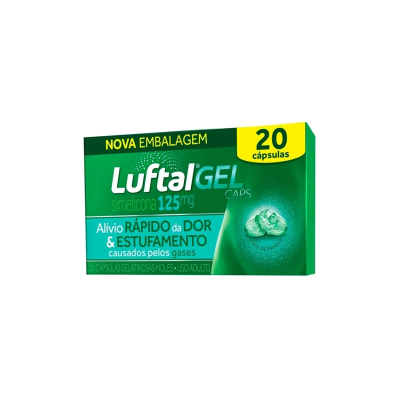 Luftal Gel 125mg 20 Cápsulas
