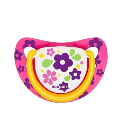 Chupeta Neopan EstAmpola 1 1 Unidade Ortodôntico Silicone Rosa 4832