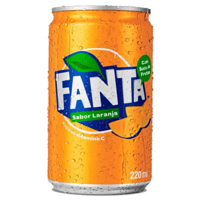 Fanta Laranja Lata 220mL